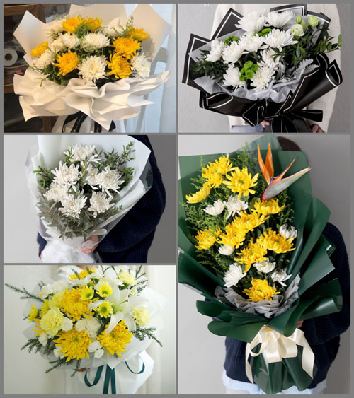 广东中山市沙溪镇港园村白事花束代送
